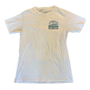 Eddie Bauer T-shirt-White-Size S